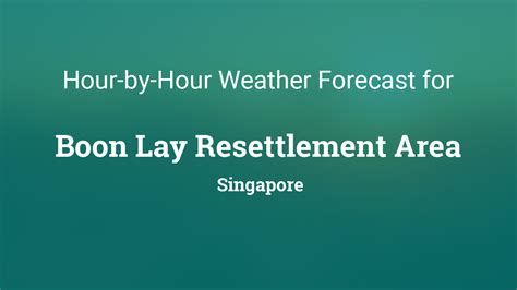 weather forecast boon keng singapore 7 days